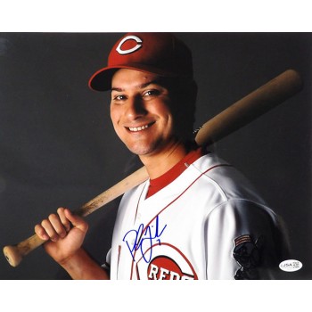 Paul Janish Cincinnati Reds Signed 11x14 Glossy Photo JSA Authenticated