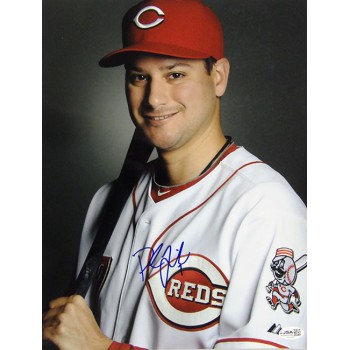 Paul Janish Cincinnati Reds Signed 11x14 Glossy Photo JSA Authenticated