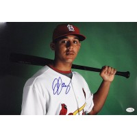 Jon Jay St. Louis Cardinals Signed 12x18 Glossy Photo JSA Authenticated
