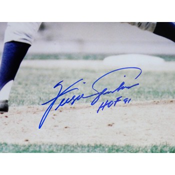 Ferguson Jenkins Chicago Cubs Signed 16x20 Glossy Photo JSA Authenticated