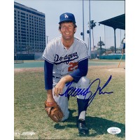 Tommy John Los Angeles Dodgers Signed 8x10 Glossy Photo JSA Authenticated