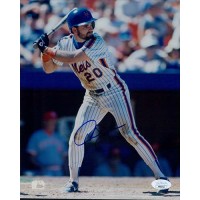 Howard Johnson New York Mets Signed 8x10 Glossy Photo JSA Authenticated