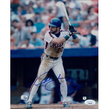 Howard Johnson New York Mets Signed 8x10 Glossy Photo JSA Authenticated