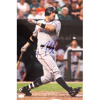 Nick Johnson Washington Nationals Signed 12x18 Glossy Photo JSA Authenticated