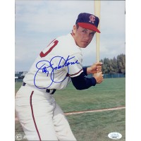 Jay Johnstone Los Angeles Angels Signed 8x10 Glossy Photo JSA Authenticated