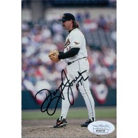 Doug Jones Baltimore Orioles Signed 3.5x5 Promo Cardstock Photo JSA Authentic