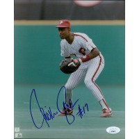 Ricky Jordan Philadelphia Phillies Signed 8x10 Glossy Photo JSA Authenticated