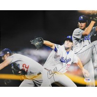 Clayton Kershaw LA Dodgers Signed 11x14 Matte Photo PSA/DNA Authenticated