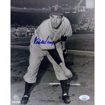 Clyde King Brooklyn Dodgers Signed 8x10 Glossy Photo JSA Authenticated