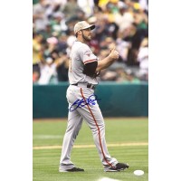 George Kontos San Francisco Giants Signed 12x18 Glossy Photo JSA Authenticated