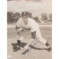 Sandy Koufax Brooklyn Dodgers Signed 11x14 Cardstock Photo JSA Authenticated