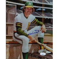 Ted Kubiak Oakland Athletics Signed 8x10 Glossy Photo JSA Authenticated