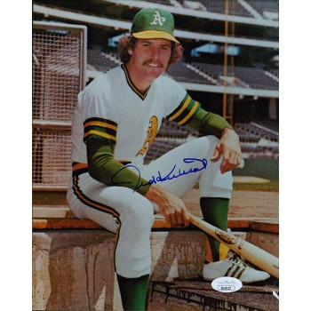 Ted Kubiak Oakland Athletics Signed 8x10 Glossy Photo JSA Authenticated