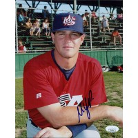 Matt LaPorta Team USA Signed 8x10 Glossy Photo JSA Authenticated