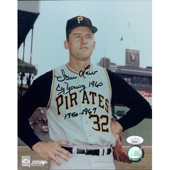 Vern Law Pittsburgh Pirates Signed 8x10 Glossy Photo JSA Authenticated
