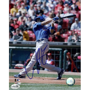 Derrek Lee Chicago Cubs Signed 8x10 Glossy Photo JSA Authenticated Derrek Lee Chicago Cubs Signed 8x10 Glossy Photo JSA Authenticated