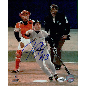 Jim Leyritz New York Yankees Signed 8x10 Photo JSA Authenticated