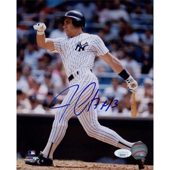 Jim Leyritz New York Yankees Signed 8x10 Photo JSA Authenticated
