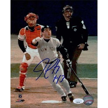 Jim Leyritz New York Yankees Signed 8x10 Photo JSA Authenticated