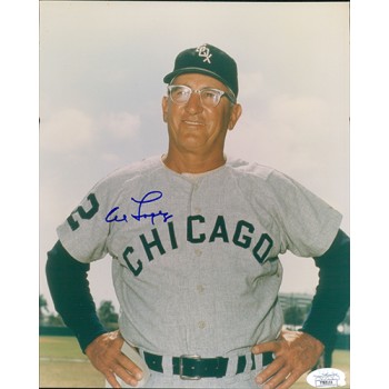 Al Lopez Chicago White Sox Signed 8x10 Glossy Photo JSA Authenticated