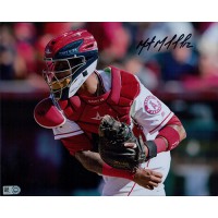 Martin Maldonado Los Angeles Angels Signed 8x10 Matte Photo MLB Authenticated