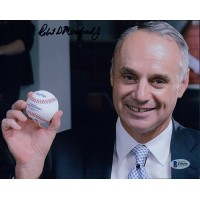 Robert Manfred MLB Commissioner Signed 8x10 Matte Photo Beckett Authenticated