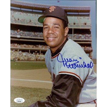 Juan Marichal San Francisco Giants Signed 8x10 Glossy Photo JSA Authenticated