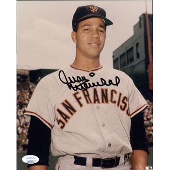 Juan Marichal San Francisco Giants Signed 8x10 Glossy Photo JSA Authenticated