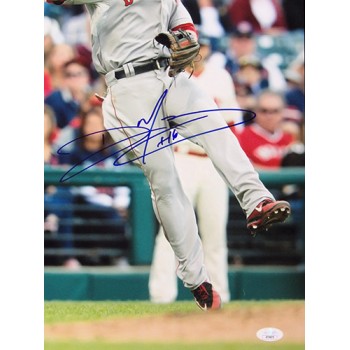 Deven Marrero Boston Red Sox Signed 12x18 Glossy Photo JSA Authenticated