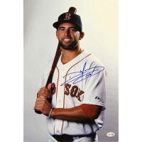 Deven Marrero Boston Red Sox Signed 12x18 Glossy Photo JSA Authenticated