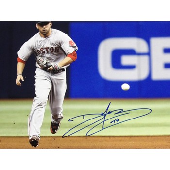 Deven Marrero Boston Red Sox Signed 12x18 Glossy Photo JSA Authenticated