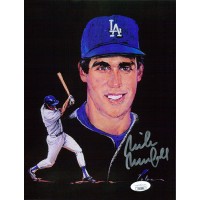 Mike Marshall Los Angeles Dodgers Signed 8x10 Glossy Photo JSA Authenticated
