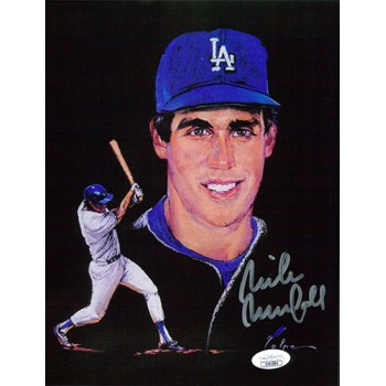 Mike Marshall Los Angeles Dodgers Signed 8x10 Glossy Photo JSA Authenticated