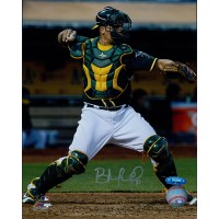 Bruce Maxwell Signed Oakland Athletics 8x10 Matte Photo Tristar Authentication