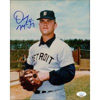 Denny McLain Detroit Tigers Signed 8x10 Glossy Photo JSA Authenticated