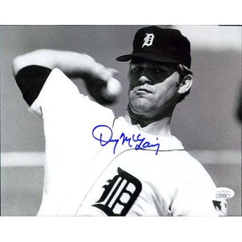 Denny McLain Detroit Tigers Signed 8x10 Matte Photo JSA Authenticated