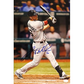 Will Middlebrooks Boston Red Sox Signed 12x18 Glossy Photo JSA Authenticated