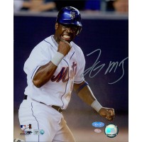 Lastings Milledge New York Mets Signed 8x10 Glossy Photo MLB Steiner Authenticated