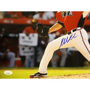 Mike Minor Team USA Signed 12x18 Glossy Photo JSA Authenticated