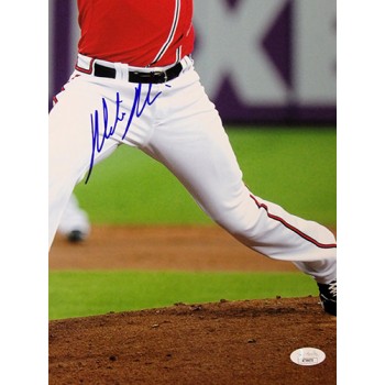 Mike Minor Atlanta Braves Signed 12x18 Glossy Photo JSA Authenticated