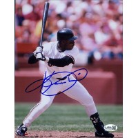 Kevin Mitchell San Francisco Giants Signed 8x10 Glossy Photo JSA Authenticated
