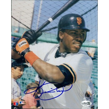 Kevin Mitchell San Francisco Giants Signed 8x10 Cardstock Photo JSA Authentic Kevin Mitchell San Francisco Giants Signed 8x10 Cardstock Photo JSA Authentic