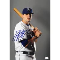 Mike Moustakas Kansas City Royals Signed 12x18 Glossy Photo JSA Authenticated