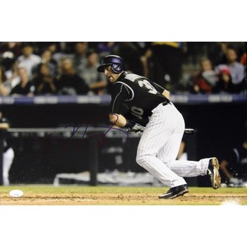 Tom Murphy Colorado Rockies Signed 12x18 Glossy Photo JSA Authenticated