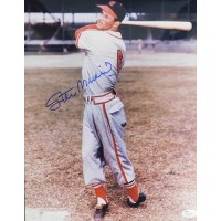 Stan Musial St. Louis Cardinals Signed 11x14 Glossy Photo JSA Authenticated