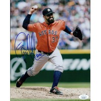 Pat Neshek Houston Astros Signed 8x10 Matte Photo JSA Authenticated