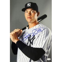 Peter O'Brien New York Yankees Signed 12x18 Glossy Photo JSA Authenticated