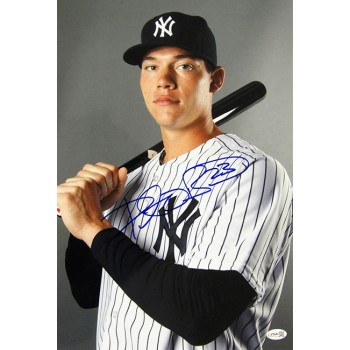 Peter O'Brien New York Yankees Signed 12x18 Glossy Photo JSA Authenticated
