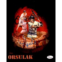 Joe Orsulak Baltimore Orioles Signed 8x10 Matte Photo JSA Authenticated