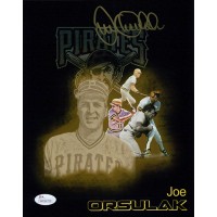 Joe Orsulak Pittsburgh Pirates Signed 8x10 Matte Photo JSA Authenticated